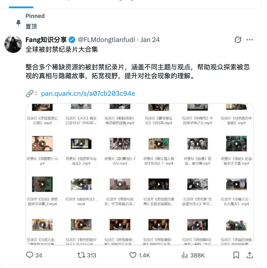 X 平台资料分发变现：收集稀缺资料在 X 平台矩阵分发，单条内容可获数十万曝光