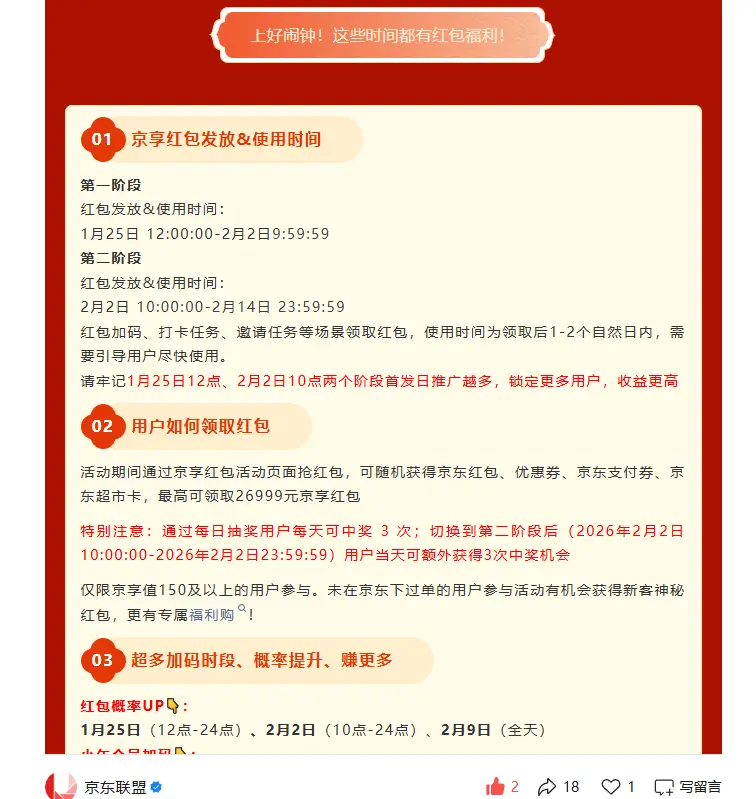 京东年货节红包：带跟单功能佣金约 10%，适合 B 站好物及抖音 CPS 大促期变现