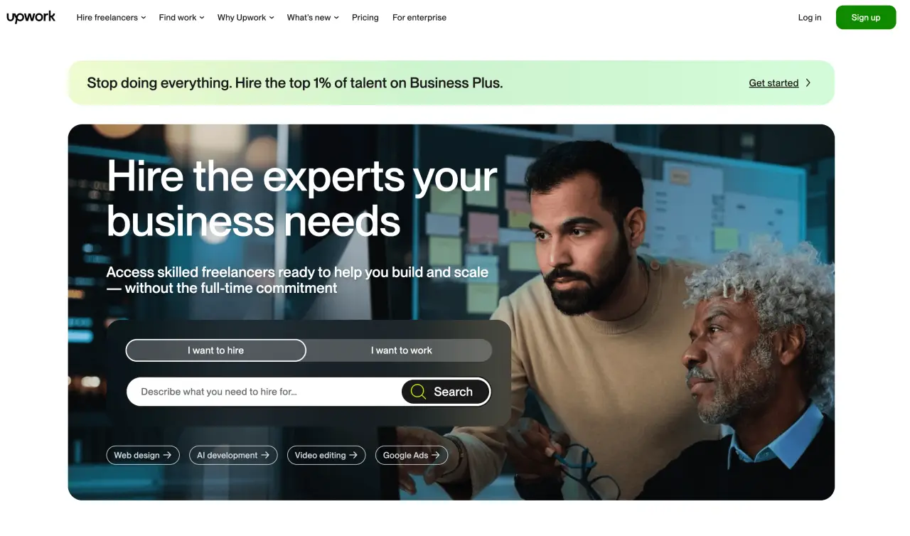 Upwork 搜索 AI content writer：大量 AI 辅助写作接单需求与报价参考